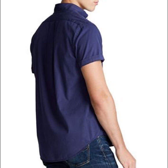 Men’s Polo Short Sleeve Button Up Blaire - Picture 2 of 5